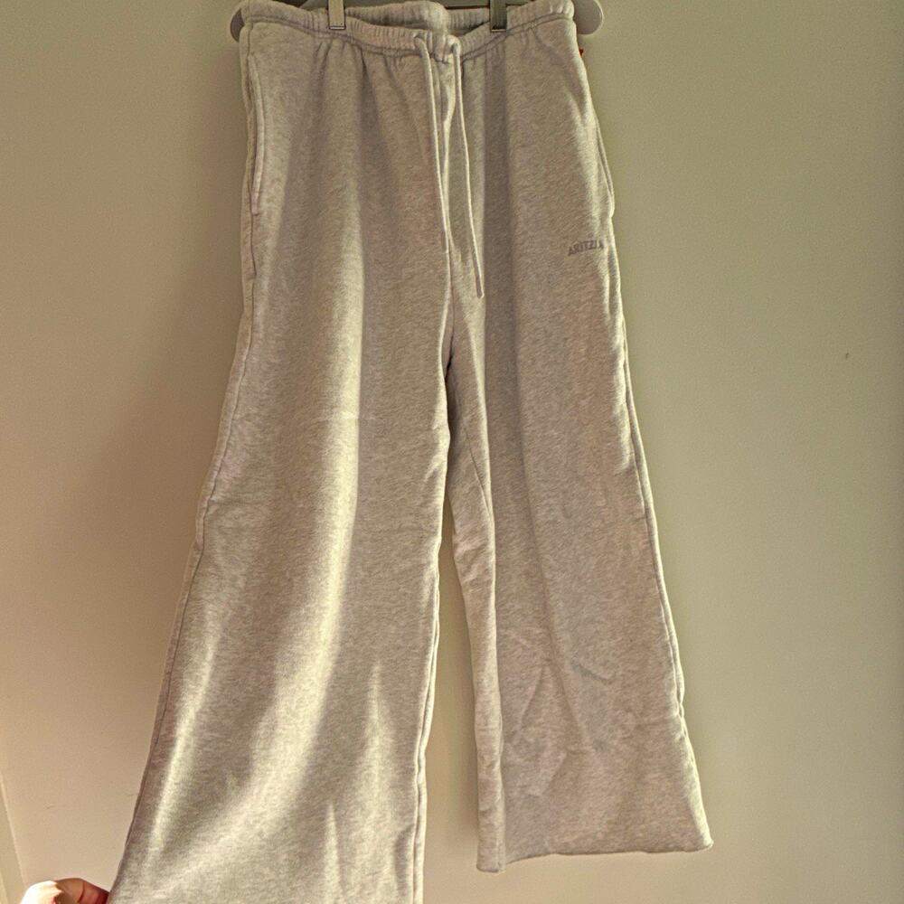 Aritzia Sweatfleece Mega Fit Wide-Leg Fleece Sweatpants Gray Women’s L